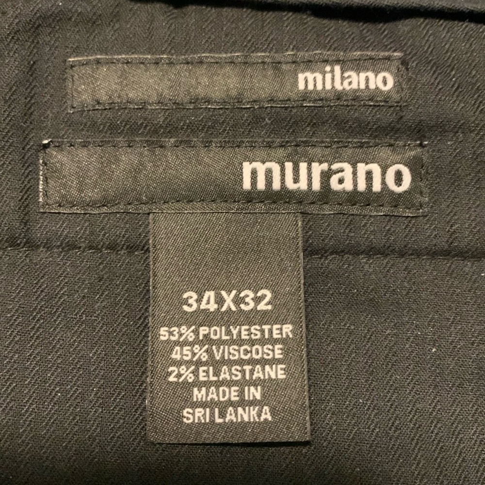 Murano Milano 34x32 black dress pants
